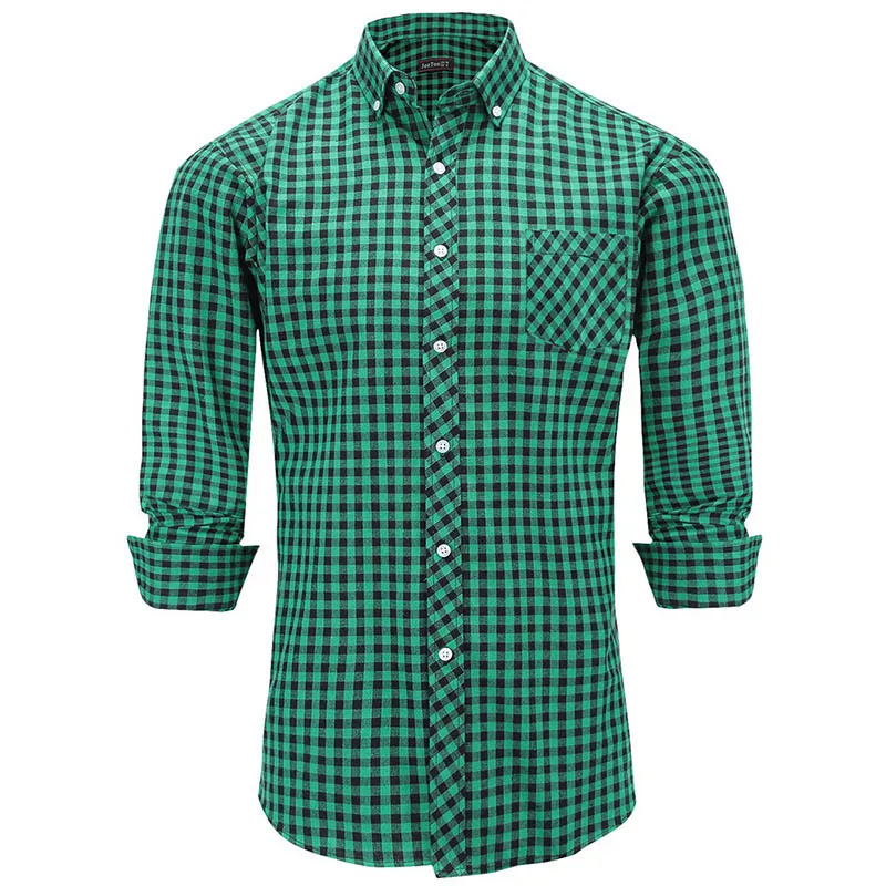 Dioufond New Autumn Fashion Regular Fit Men Long Sleeve Shirts Plaid Cotton Casual Mens Shirt Red And Black Checked Clothes 2018
Dioufond New Autumn Fashion Regular Fit Men Long Sleeve Shirts Plaid Cotton Casual Mens Shirt Red And Black Checked Clothes 2018