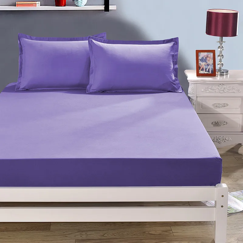 Bed Sheet Without Pillowcase pure colour Bed Linen Queen Size Mattress Covers Fitted Sheet Sets With Elastic For King Size
Bed Sheet Without Pillowcase pure colour Bed Linen Queen Size Mattress Covers Fitted Sheet Sets With Elastic For King Size