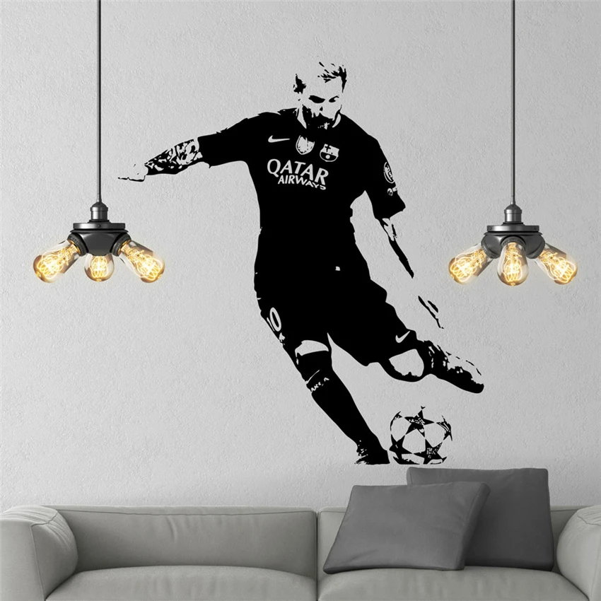Messi sticker football soccer player Argentina vinyl wall applique mural home decoration Nursery Kids Room Wall Sticker MY620
Messi sticker football soccer player Argentina vinyl wall applique mural home decoration Nursery Kids Room Wall Sticker MY620