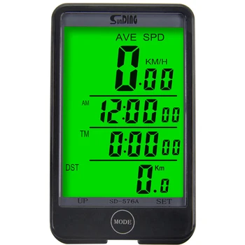 Sunding SD 576C SD-576C Wireless Bicycle Computer Waterproof Large Screen Mode Touch Odometer with LCD Backlight
Sunding SD 576C SD-576C Wireless Bicycle Computer Waterproof Large Screen Mode Touch Odometer with LCD Backlight