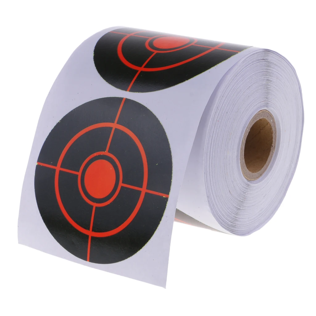 250 stücke Ziel Papier Runde Klebstoff Schießen Zielrolle für