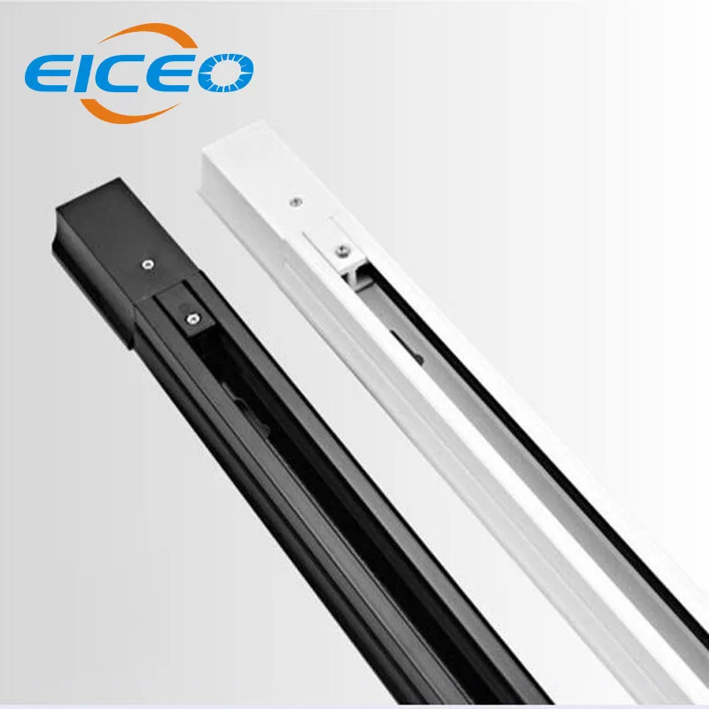 Фото (EICEO) 1m LED Track Light Rail Lighting Fixture For Universal Rails Lamp Free Shipping 2 wires 10pcs/lot | Лампы и освещение