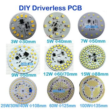 220V Driverless Dimmable LED Integrated High Power Lamp 3W 5W 7W 9W 12W 15W 18W 25W 30W 50W DIY PCB White/Warm White Epistar
220V Driverless Dimmable LED Integrated High Power Lamp 3W 5W 7W 9W 12W 15W 18W 25W 30W 50W DIY PCB White/Warm White Epistar
