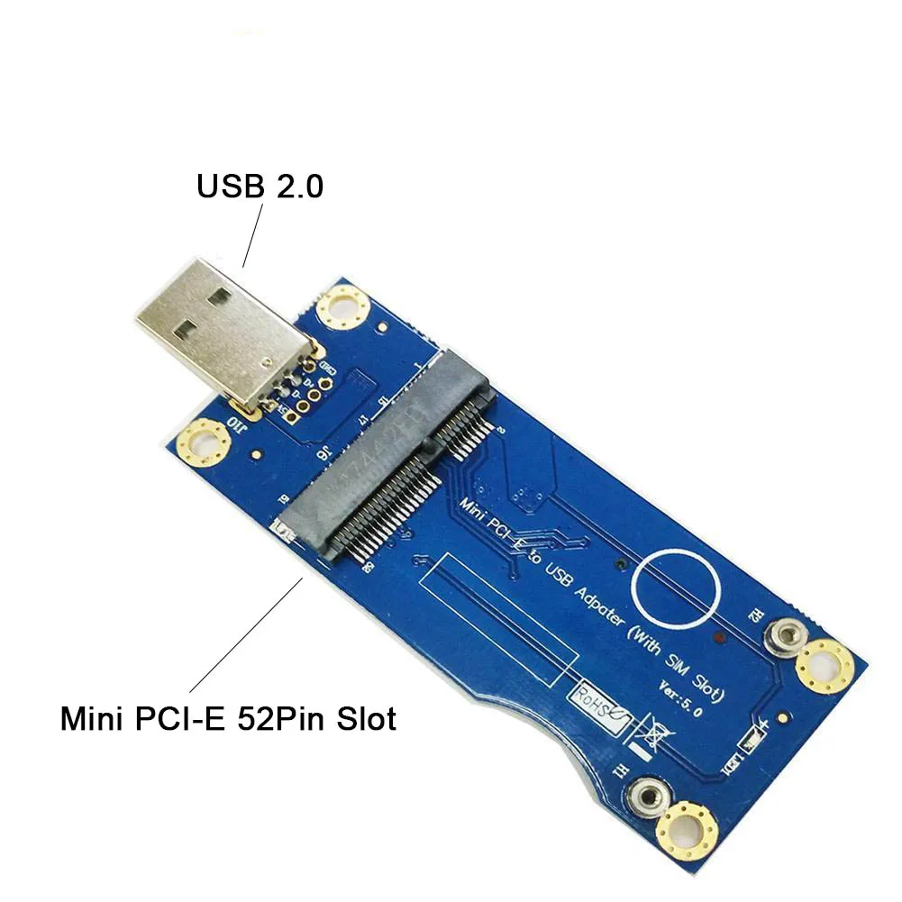 Mini PCI-E Wireless to USB Adapter Card with SIM Card Slot WWAN LTE Module IJS998
Mini PCI-E Wireless to USB Adapter Card with SIM Card Slot WWAN LTE Module IJS998