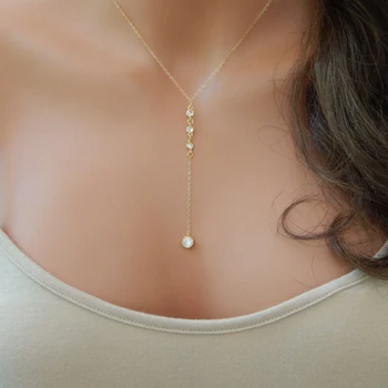 Fashion cool Gold CZ Lariat crystal Necklace Gold Y shaped Necklace pendant women Wedding Necklaces pendants
Fashion cool Gold CZ Lariat crystal Necklace Gold Y shaped Necklace pendant women Wedding Necklaces pendants