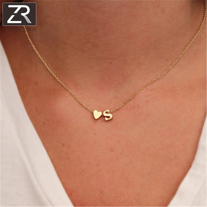 26 Letters Fashion Jewelry for Women Tiny Dainty Heart Initial Necklace Personalized Letter Necklace Name Accessories Girlfriend 
26 Letters Fashion Jewelry for Women Tiny Dainty Heart Initial Necklace Personalized Letter Necklace Name Accessories Girlfriend