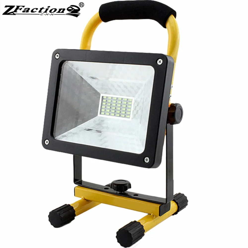 

LED Handheld Searchlight 60W 3600LM High Power LED Outdoor Floodlight Lamp 36LEDS Waterproof Rechargeable With 3PCS Batteries