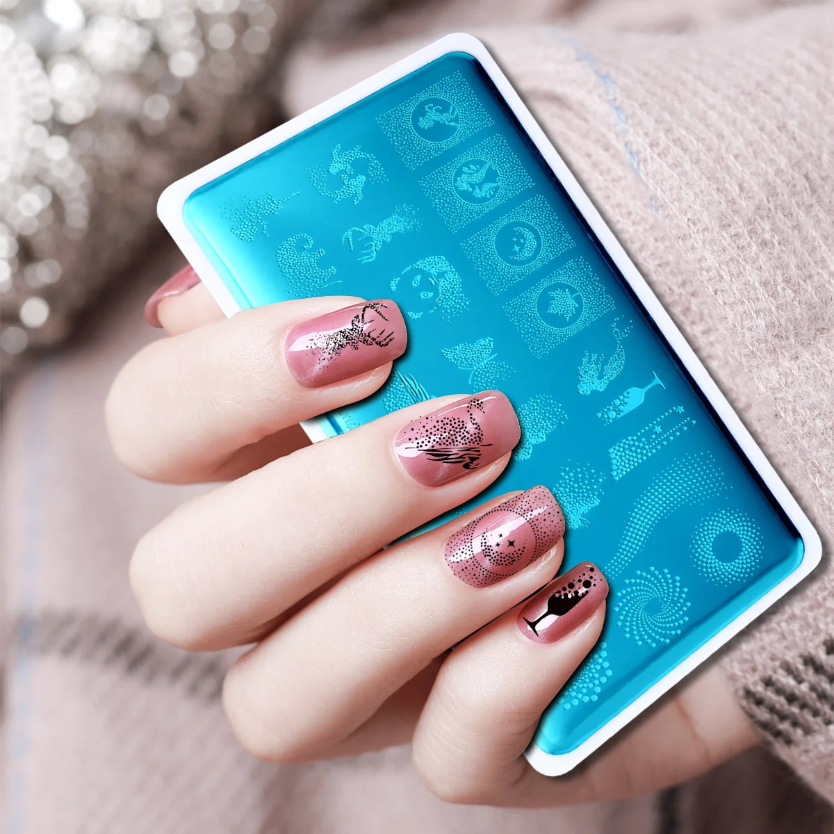Beautybigbang Gel Stamping Plates Nail Art Stamping Plate 6*12cm Dinosaur Park Lover Star City Pattern Printing Image XL-082
Beautybigbang Gel Stamping Plates Nail Art Stamping Plate 6*12cm Dinosaur Park Lover Star City Pattern Printing Image XL-082