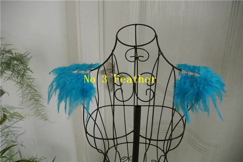 1 pair turquoise feather epaulette pad feather shrug shoulder burning man festival feather epaulettes
1 pair turquoise feather epaulette pad feather shrug shoulder burning man festival feather epaulettes