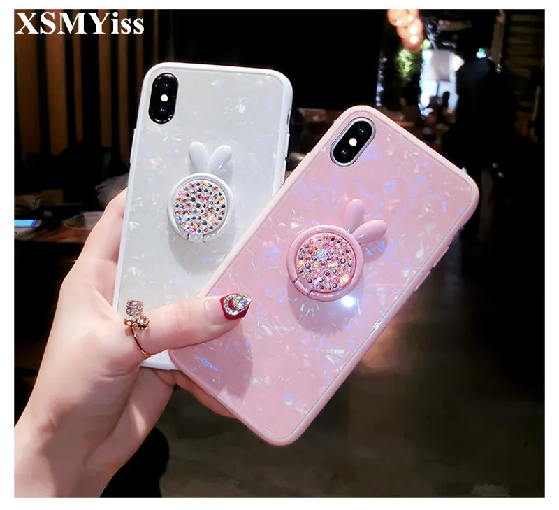 XSMYiss Luxury Bling Rhinestone Conch Shell Case For iphone X XS MAX XR 6 6S plus 7 8 Plus Ring Stand Holder Cover
XSMYiss Luxury Bling Rhinestone Conch Shell Case For iphone X XS MAX XR 6 6S plus 7 8 Plus Ring Stand Holder Cover
