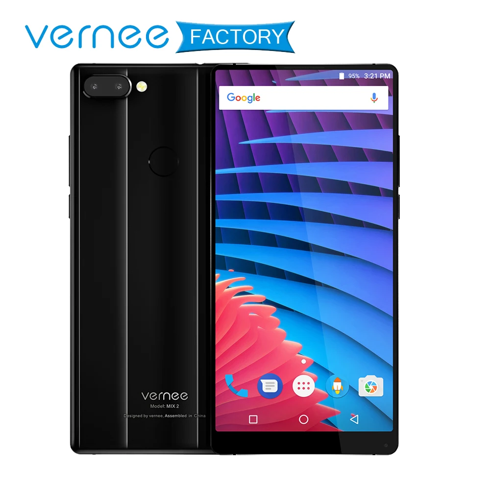 Vernee MIX 2 4GB 64GB 6 Inch 18:9 Mobile Phone 2160*1080P Helio P25 Fingerprint 13MP+5MP Dual Rear Cameras 4200mAh Smartphone
Vernee MIX 2 4GB 64GB 6 Inch 18:9 Mobile Phone 2160*1080P Helio P25 Fingerprint 13MP+5MP Dual Rear Cameras 4200mAh Smartphone