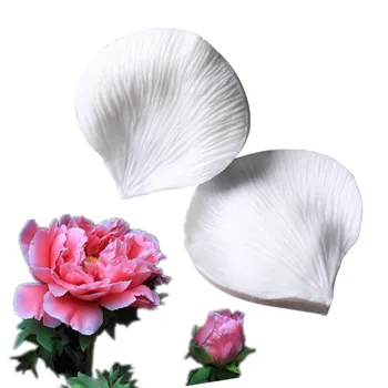 Fondant mold Peony petals Invert sugar flower vein petals Clay Molds printing mould r clay tool mould caly flower tools