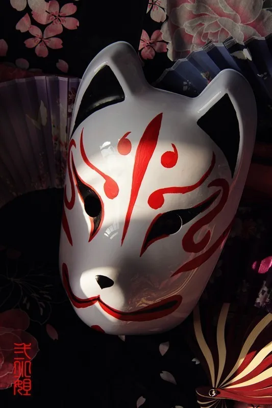Hand-Painted Full Face Japanese Fox Mask Demon Kitsune Cosplay PVC Masquerade Halloween Cartoon Character Mask
Hand-Painted Full Face Japanese Fox Mask Demon Kitsune Cosplay PVC Masquerade Halloween Cartoon Character Mask