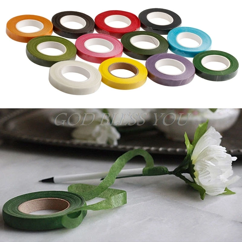 New Floral Stem Wrap Florist Artificial Flower Metallic Tape Wire Corsage Craft Art
New Floral Stem Wrap Florist Artificial Flower Metallic Tape Wire Corsage Craft Art
