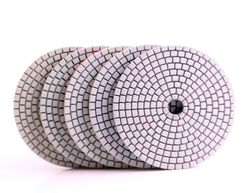 DC-AWS5PP02 4"(100mm) diamond dry and wet 5 step polishing pads for granite and marble
DC-AWS5PP02 4"(100mm) diamond dry and wet 5 step polishing pads for granite and marble