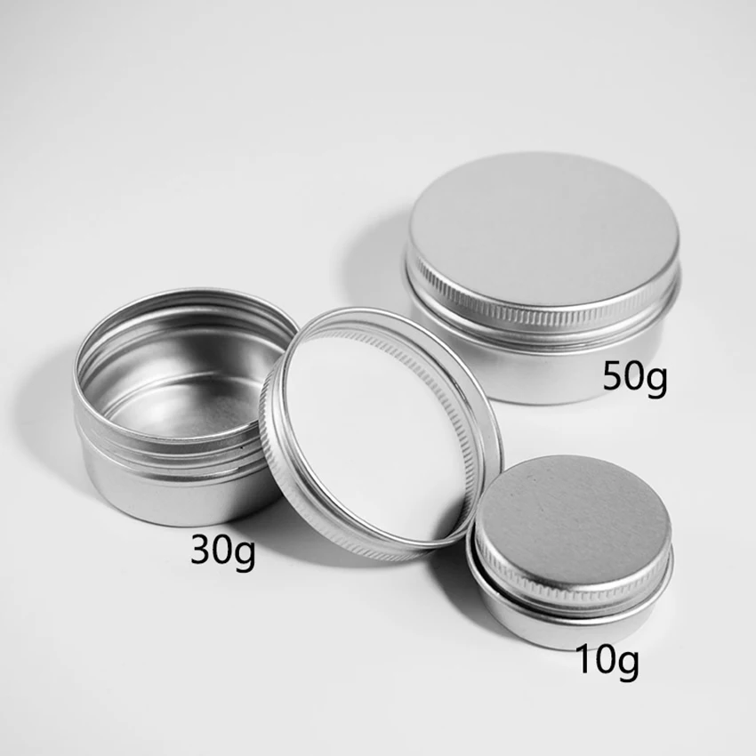 10/15/30/50g Round Aluminum Storage Bottle Jar Cream Cosmetic Case Container Portable Makeup Multi-functional Box With Cover
10/15/30/50g Round Aluminum Storage Bottle Jar Cream Cosmetic Case Container Portable Makeup Multi-functional Box With Cover
