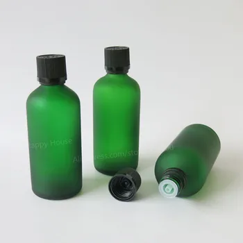 360 x100ml Frosted Green Glass Essential Oil Container With Black Plastic Tamper Evident Childproof Cap
360 x100ml Frosted Green Glass Essential Oil Container With Black Plastic Tamper Evident Childproof Cap