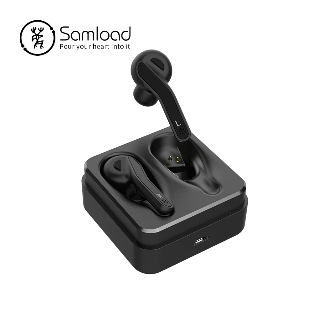 Samload Bluetooth 5.0 True Wireless Bluetooth Earphone with Charging Case 3D Stereo Sound Headphone for iPhone 7 8 Xiaomi Huawei
Samload Bluetooth 5.0 True Wireless Bluetooth Earphone with Charging Case 3D Stereo Sound Headphone for iPhone 7 8 Xiaomi Huawei
