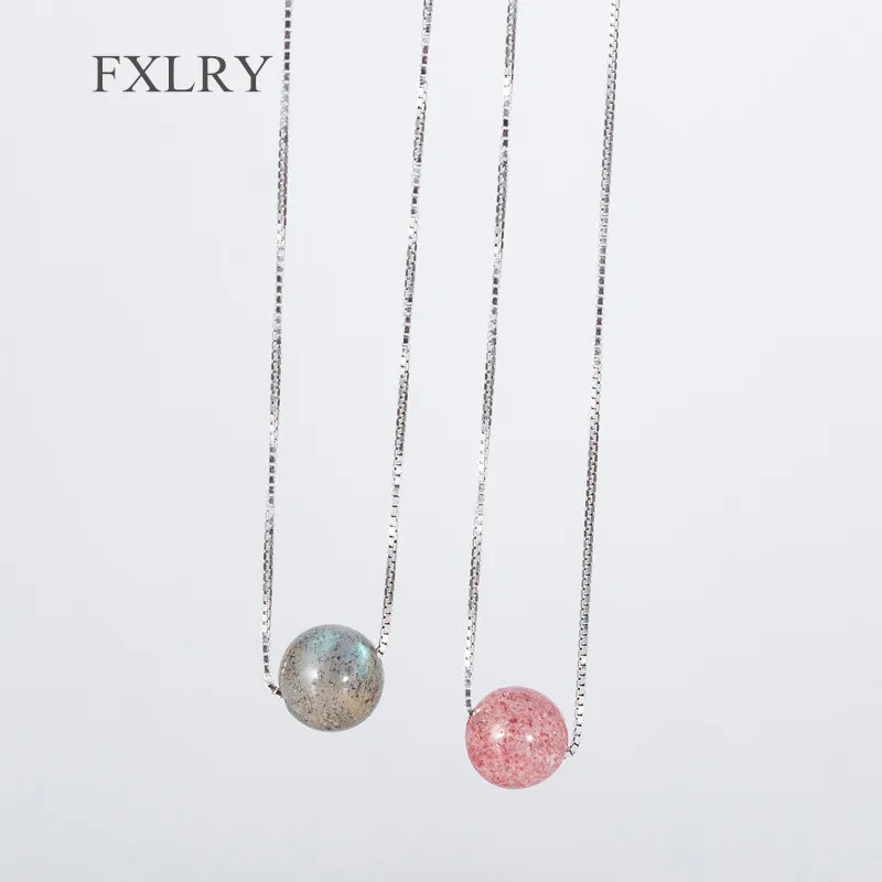 FXLRY Hot Selling S925 Sterling Silver Round Natural Pink /Gray Quartz Stone Necklace Pendants Fine Jewelry
FXLRY Hot Selling S925 Sterling Silver Round Natural Pink /Gray Quartz Stone Necklace Pendants Fine Jewelry