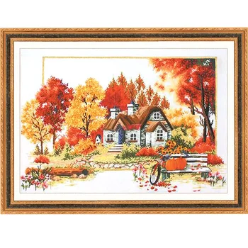 65X50cm Autumn Garden scenery Needlework 3D Cross Stitch Kit Unfinished Ribbon Embroidery Painting Fashion Home Decor
65X50cm Autumn Garden scenery Needlework 3D Cross Stitch Kit Unfinished Ribbon Embroidery Painting Fashion Home Decor