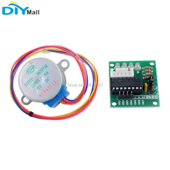 5pcs/lot 28BYJ-48 Stepper Motor 5V 4 Phase ULN2003 Driver Board for Arduino UNO R3
5pcs/lot 28BYJ-48 Stepper Motor 5V 4 Phase ULN2003 Driver Board for Arduino UNO R3