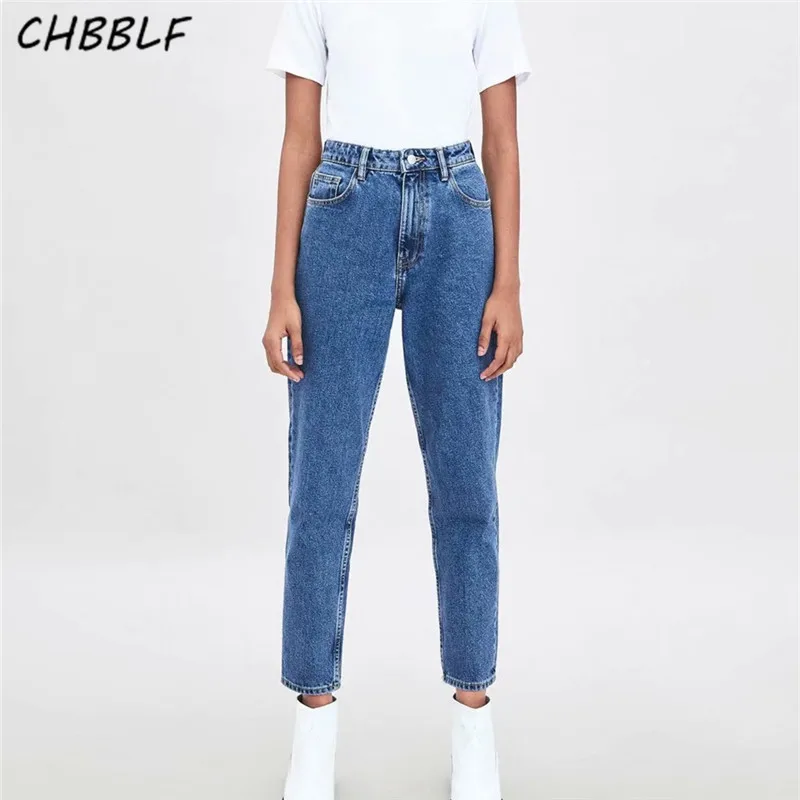 CHBBLF women casual jeans button fly pockets high waist pants female ankle length fashion stylish trousers WEW6030
CHBBLF women casual jeans button fly pockets high waist pants female ankle length fashion stylish trousers WEW6030