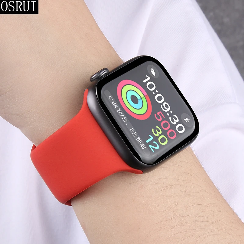 Strap for Apple watch band 42mm 38mm Silicone Sport correas 4 44mm 40mm iwatch 4 3 2 Bracelet pulseira aple watch accessories
Strap for Apple watch band 42mm 38mm Silicone Sport correas 4 44mm 40mm iwatch 4 3 2 Bracelet pulseira aple watch accessories