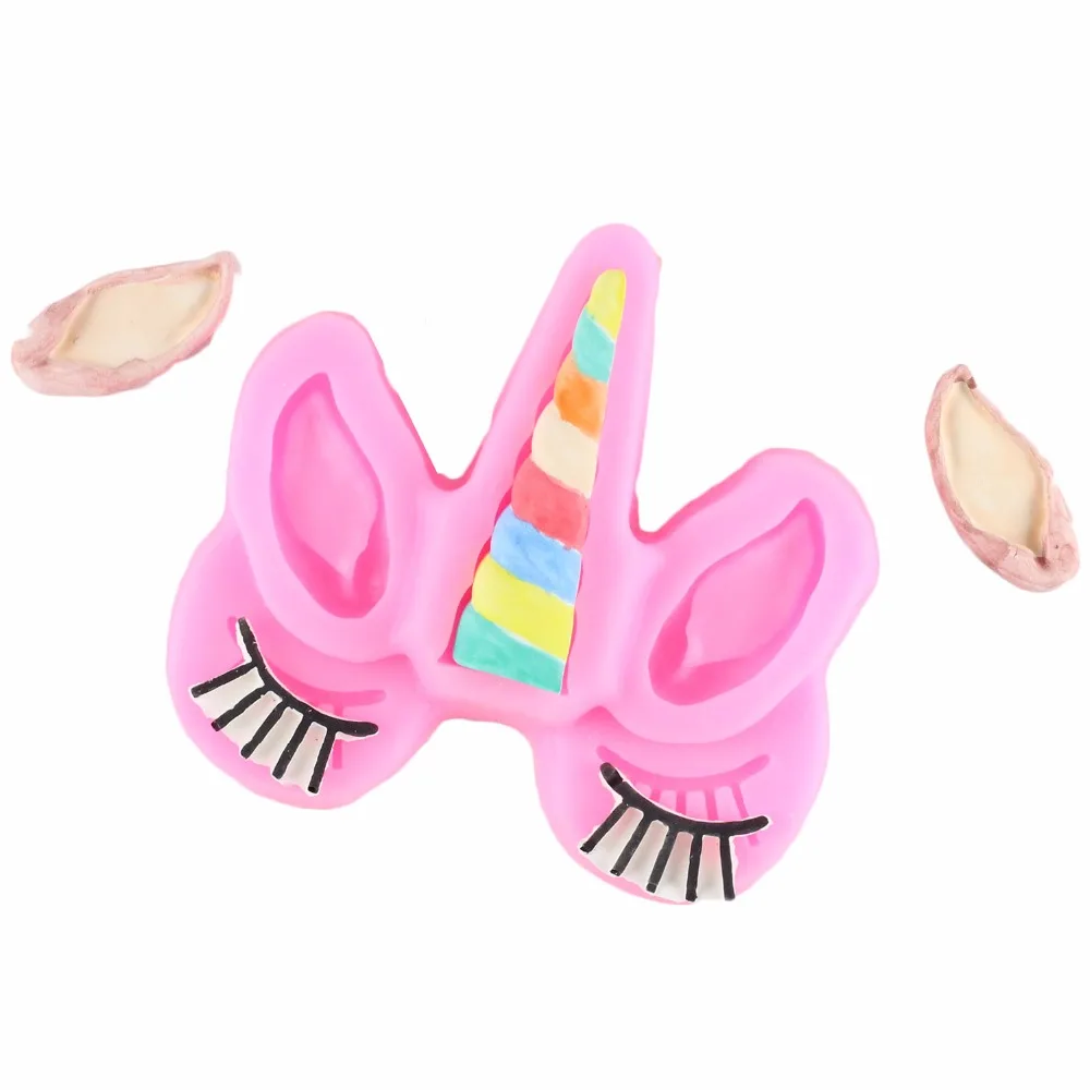 3D Unicorn Ear Eyes Silicone Cake Molds Fondant Cupcake DIY Baby Birthday Cake Decorating Tools Gumpaste Chocolate Candy Moulds
3D Unicorn Ear Eyes Silicone Cake Molds Fondant Cupcake DIY Baby Birthday Cake Decorating Tools Gumpaste Chocolate Candy Moulds