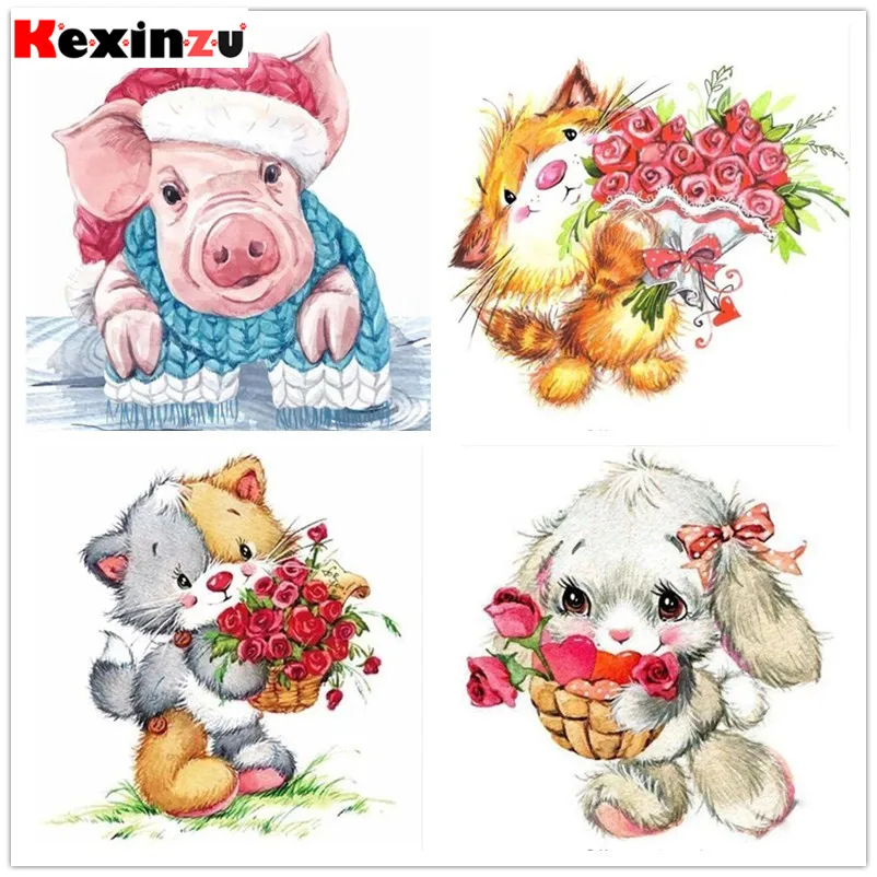 kexinzu Full Diamond Painting Cross Stitch Mosaic Cartoon Animal 5D Diy Square Round Bead Drill 3d Embroidery Rhinestone Gift 04
kexinzu Full Diamond Painting Cross Stitch Mosaic Cartoon Animal 5D Diy Square Round Bead Drill 3d Embroidery Rhinestone Gift 04