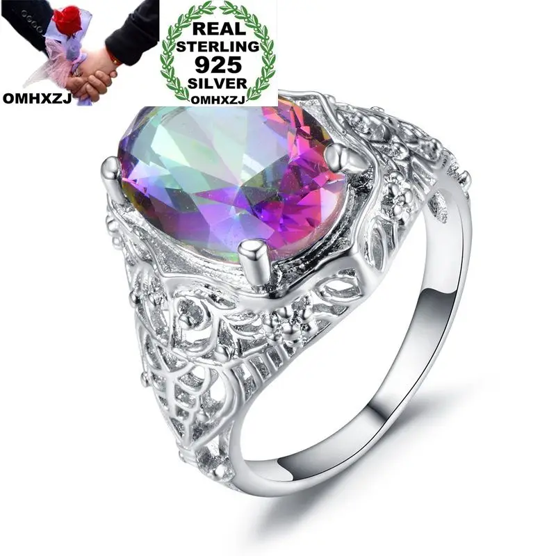 OMHXZJ Wholesale European Fashion Woman Man Party Wedding Gift Round Colorful AAA Zircon 925 Sterling Silver Ring RR105
OMHXZJ Wholesale European Fashion Woman Man Party Wedding Gift Round Colorful AAA Zircon 925 Sterling Silver Ring RR105