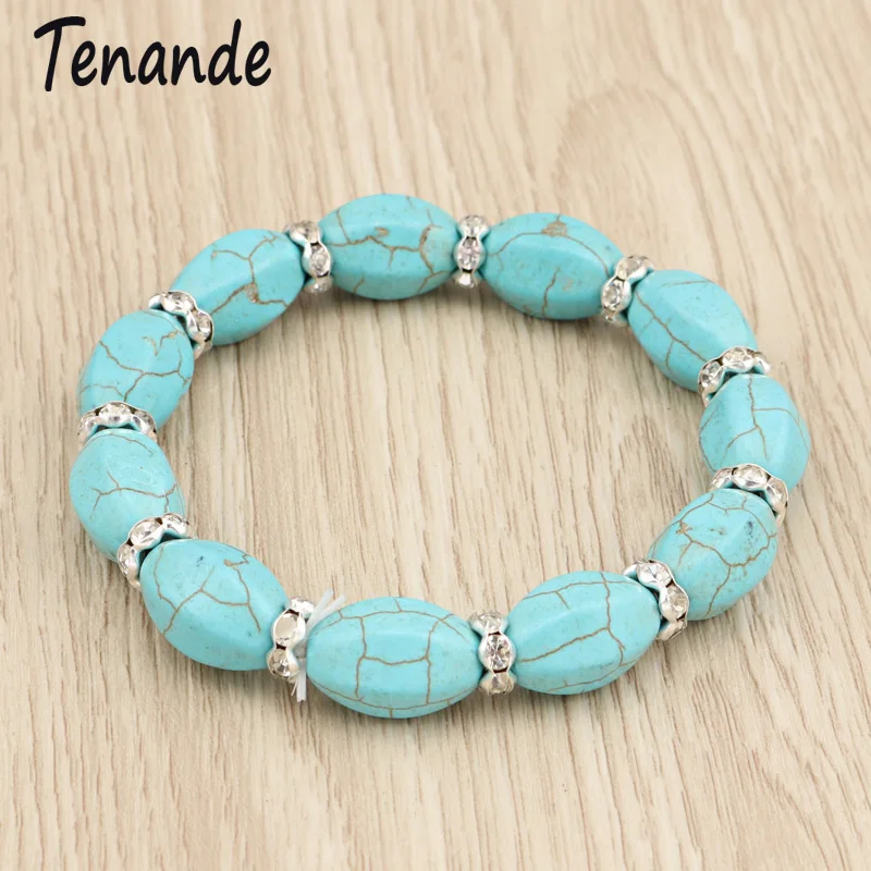 Tenande Bohemia Natural Stone Beads Geometric Patterns Crystal Bracelets & Bangles for Women Tribal Jewelry Femme Bijoux
Tenande Bohemia Natural Stone Beads Geometric Patterns Crystal Bracelets & Bangles for Women Tribal Jewelry Femme Bijoux
