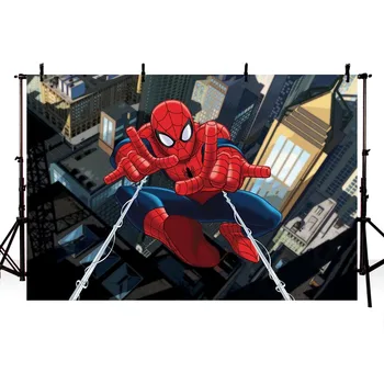 Vinyl Photography Backgrounds Superman Spiderman Boy Birthday Party Decor Children Kids Backdrop Photo Studio Banner
Vinyl Photography Backgrounds Superman Spiderman Boy Birthday Party Decor Children Kids Backdrop Photo Studio Banner