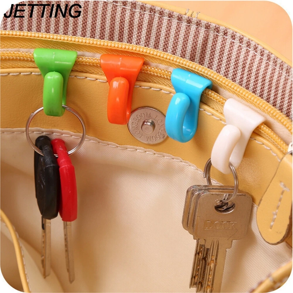 JETTING 2Pcs Plastic Hangers Anti- Loss Within Two Hooks Mounted Built-Key Ring Chain Holder Easy Carrying Bag Parts&Accessories
JETTING 2Pcs Plastic Hangers Anti- Loss Within Two Hooks Mounted Built-Key Ring Chain Holder Easy Carrying Bag Parts&Accessories