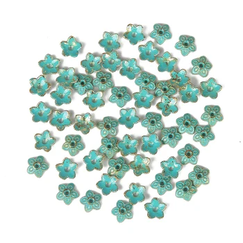 Jewelry diy 60pcs alloy Vintage Bronze Verdigris flower spacer Beads EU Charms Pendant Bracelet necklace earrings Findings
Jewelry diy 60pcs alloy Vintage Bronze Verdigris flower spacer Beads EU Charms Pendant Bracelet necklace earrings Findings