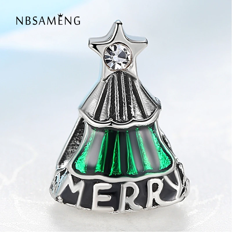 New Jewelry Glaze Merry Christmas Tree Silver Plated Bead Charm Fit Diy Pandora Bracelets & Bangles Necklace YW15220
New Jewelry Glaze Merry Christmas Tree Silver Plated Bead Charm Fit Diy Pandora Bracelets & Bangles Necklace YW15220