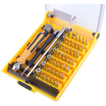 45 in 1 Magnetic Precision Screwdriver Set Multifunction Electron Torx Bit Hand Tools Kit Opening Repair Phone,watch,computer
45 in 1 Magnetic Precision Screwdriver Set Multifunction Electron Torx Bit Hand Tools Kit Opening Repair Phone,watch,computer
