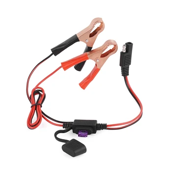 Jtron 3.2FT 12V 14AWG Alligator Clip to SAE Connection Cable Quick Release Cable Car Auto Solar Power Charging Extension 15A
Jtron 3.2FT 12V 14AWG Alligator Clip to SAE Connection Cable Quick Release Cable Car Auto Solar Power Charging Extension 15A