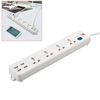4 USB 4 Outlet Wall Socket Power Strip Adapter with Switch for USB Devices and Smartphones Tablets EU Plug
4 USB 4 Outlet Wall Socket Power Strip Adapter with Switch for USB Devices and Smartphones Tablets EU Plug