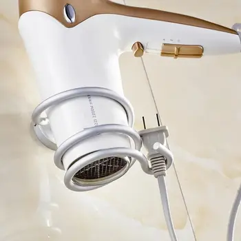 Bathroom Hair Dryer Holder Wall Mounted Rack Space Save Shelf Storage Organizer Aluminum Hairdryer Holder Multi-function Hanger
Bathroom Hair Dryer Holder Wall Mounted Rack Space Save Shelf Storage Organizer Aluminum Hairdryer Holder Multi-function Hanger