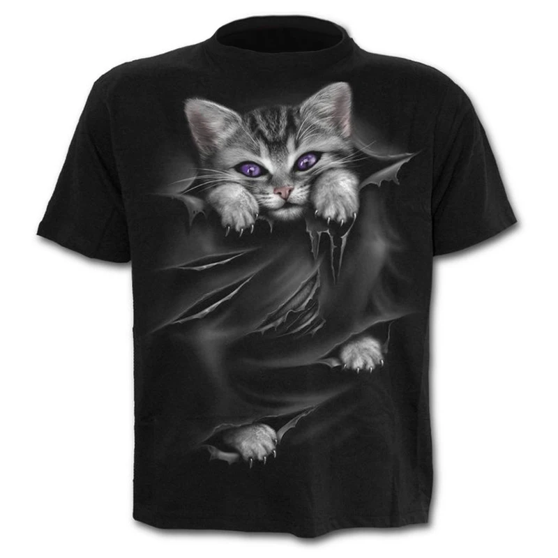 2019 New Arrivals Sneaky Cat Men T Shirt Cute Cat Printed t-shirt Short Sleeve Casual Basic Tops Cool Tee Shirts
2019 New Arrivals Sneaky Cat Men T Shirt Cute Cat Printed t-shirt Short Sleeve Casual Basic Tops Cool Tee Shirts