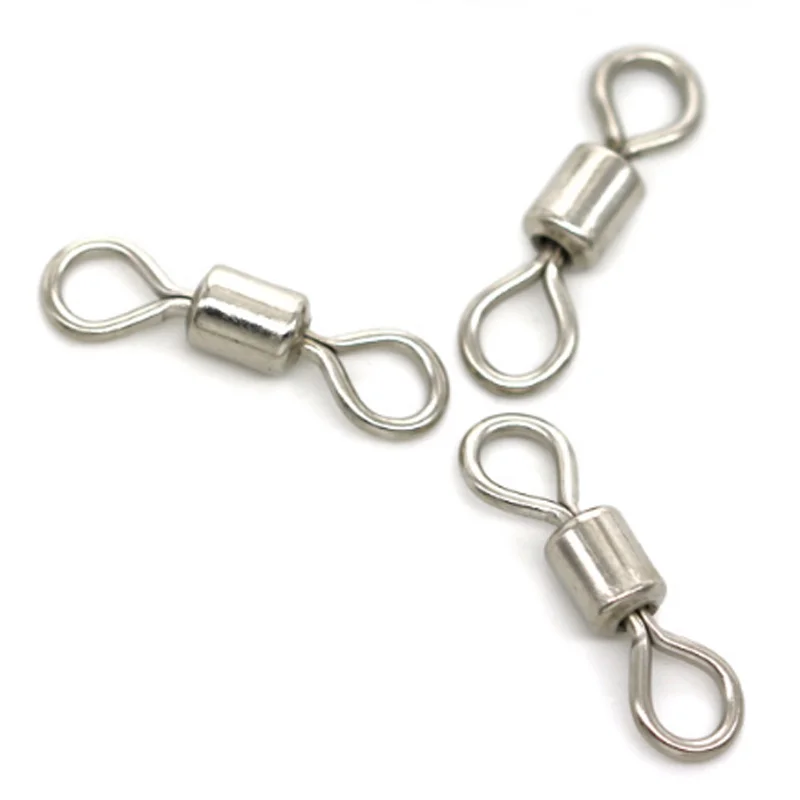 50PCS Ball Bearing Swivel Solid Rings Fishing Connector 1CM Length Ocean Boat Fishing Hooks Fishhook Lure Accessories
50PCS Ball Bearing Swivel Solid Rings Fishing Connector 1CM Length Ocean Boat Fishing Hooks Fishhook Lure Accessories