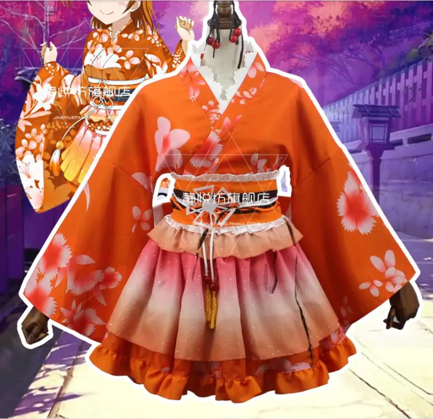 Anime LoveLive Cosplay Minami Kotori Cos Halloween Party Cos Women kimono Costume
Anime LoveLive Cosplay Minami Kotori Cos Halloween Party Cos Women kimono Costume