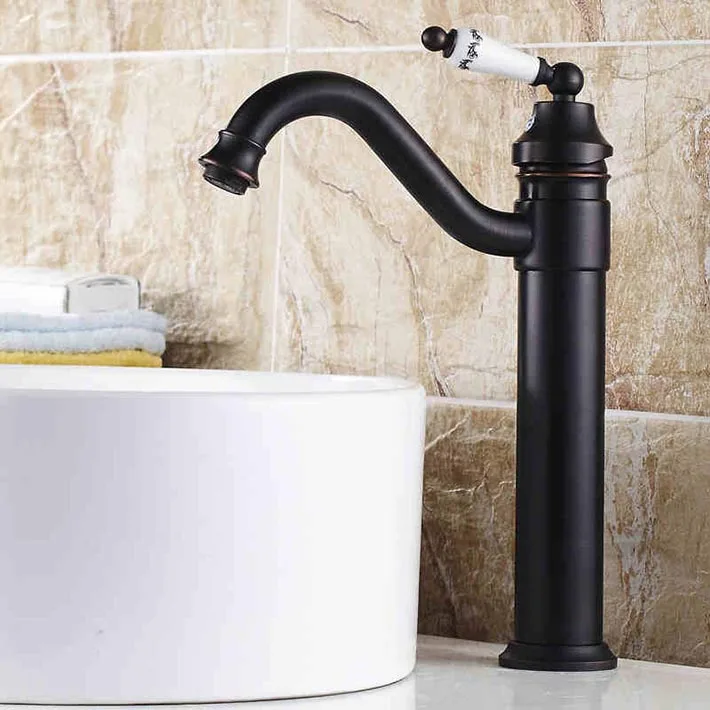 Oil rubbed bronze (antique black ) single lever brass bathroom sink faucet mixer tap with ceramic handle YM-033D
Oil rubbed bronze (antique black ) single lever brass bathroom sink faucet mixer tap with ceramic handle YM-033D