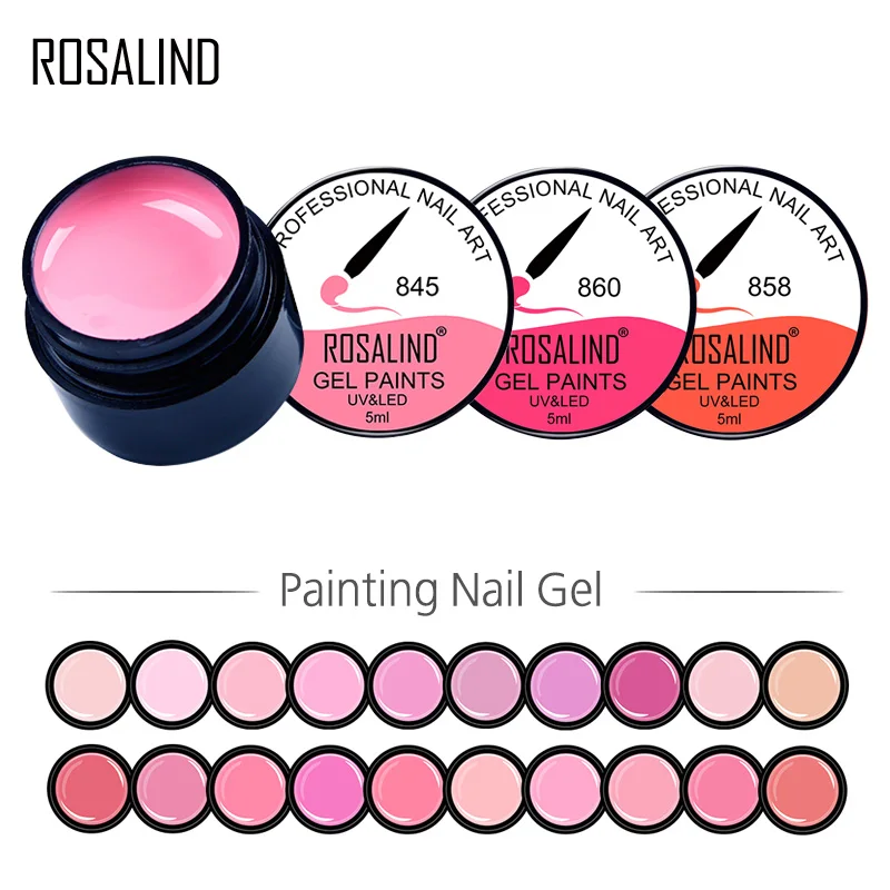 ROSALIND 5ml Nail Painting Color Gel 142 Pure Colors UV Gel Manicure DIY French Nail Art Gel Polish Design Gel Lacquer Varnish
ROSALIND 5ml Nail Painting Color Gel 142 Pure Colors UV Gel Manicure DIY French Nail Art Gel Polish Design Gel Lacquer Varnish