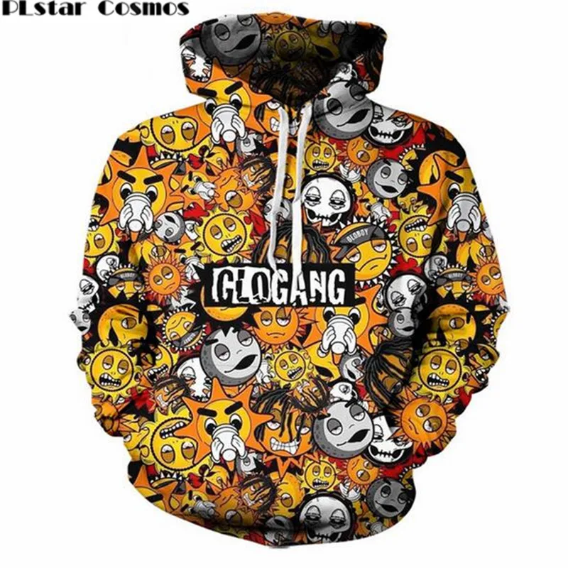 PLstar Cosmos street style Men Women Funny 3D Hoodies graphic print classic cute cartoon glo gang Hooded Sweatshirts Size S-5XL
PLstar Cosmos street style Men Women Funny 3D Hoodies graphic print classic cute cartoon glo gang Hooded Sweatshirts Size S-5XL
