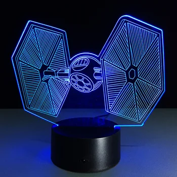 Star Wars Titanium Fighter 3D Light 7 Color Touch Creative LED Vision Night Light Table Lamp 058
Star Wars Titanium Fighter 3D Light 7 Color Touch Creative LED Vision Night Light Table Lamp 058