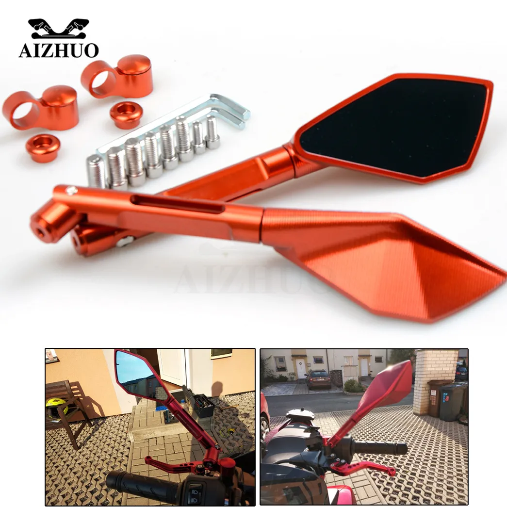 Rearview Mirrors For KTM Duke 390 125 690 200 250 990 1290 Adventure R SMC CNC Rear view Mirror Motorcycle Scooter Accessories
Rearview Mirrors For KTM Duke 390 125 690 200 250 990 1290 Adventure R SMC CNC Rear view Mirror Motorcycle Scooter Accessories