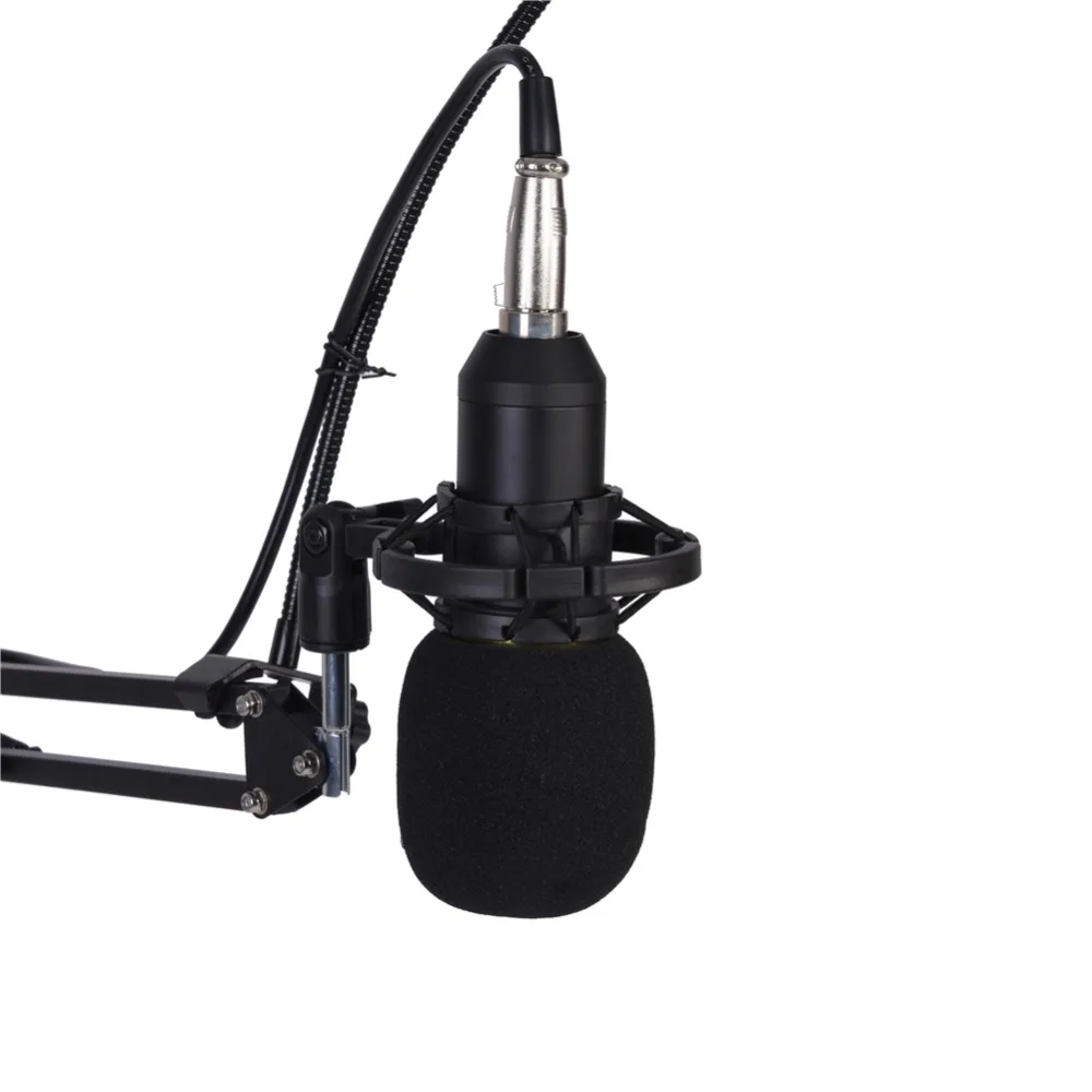 Unidirectional Condenser Microphone Arm Stand Studio Mic Phone