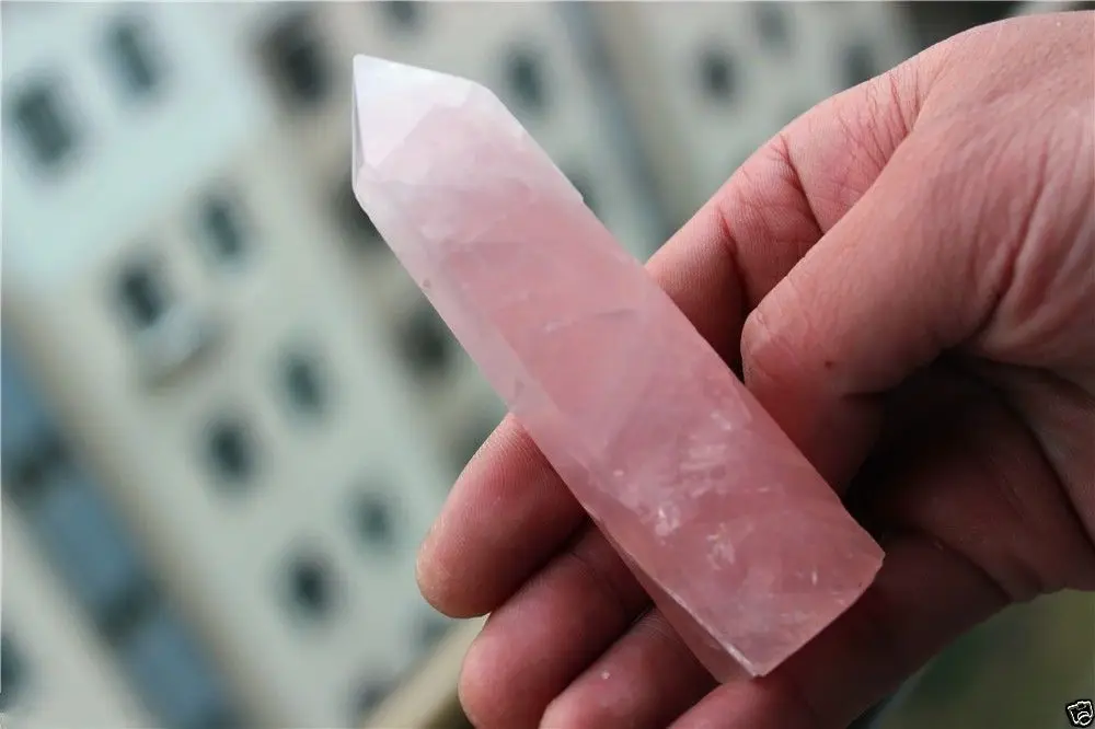 free shipping 61003+++1pcs 80-110MM 100% Natural Rock pink ROSE Quartz Crystal Point Healing
free shipping 61003+++1pcs 80-110MM 100% Natural Rock pink ROSE Quartz Crystal Point Healing