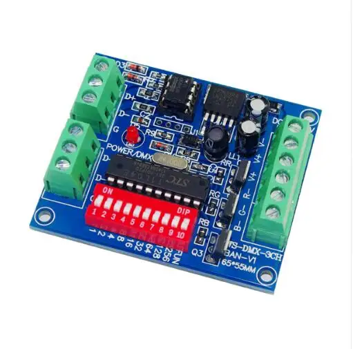 wholesale fast shipping 1 pcs DMX 512 LED Decoder Controller 3 CH Channel DMX-3CH-BAN-V1 use for DC5V -24V led light strip
wholesale fast shipping 1 pcs DMX 512 LED Decoder Controller 3 CH Channel DMX-3CH-BAN-V1 use for DC5V -24V led light strip